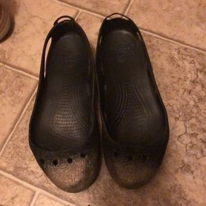 Glitter crocs